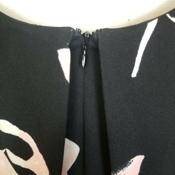 Lauren Ralph Lauren Womens Floral A-Line Dress Size 8 Wedding Guest Career Corp - Picture 6 of 7